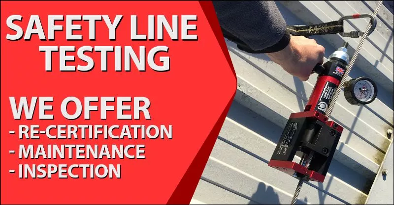 Safety Line Testing Welwyn Industrial Roofing - Welwyn, Hertfordshire